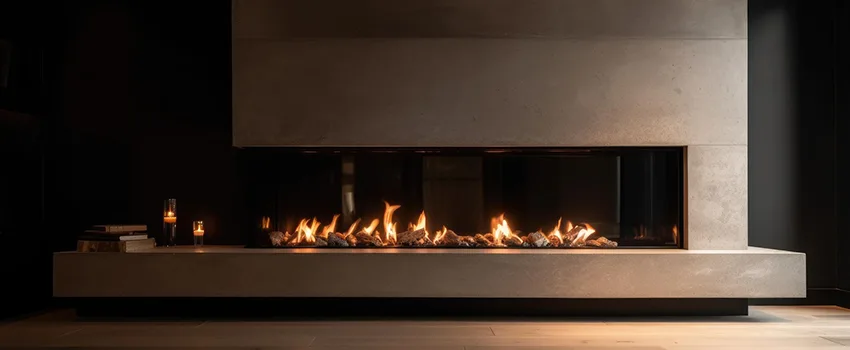 Gas Fireplace Ember Bed Design Services in Massapequa Park, New York