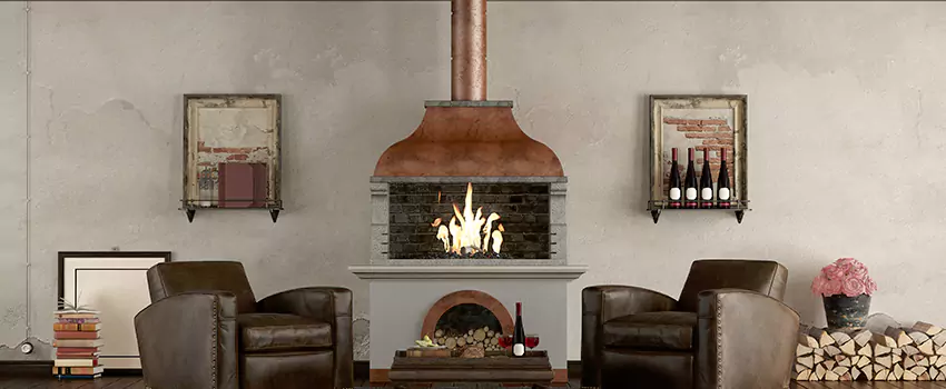 Thelin Hearth Products Providence Pellet Insert Fireplace Installation in Massapequa Park, NY