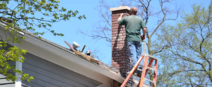 Vinyl and PVC Chimney Flashing Installation in Massapequa Park, NY